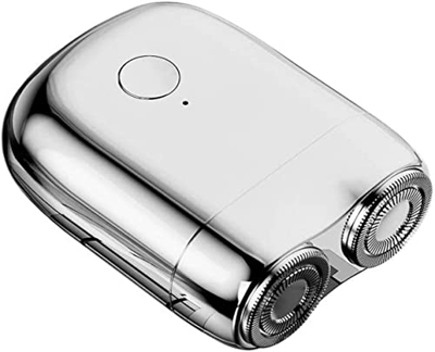 Dzhzuj Washable Portable Electric Shaver, Mini Magnetic Suction USB Ultra-Quie Razor,For Travel Or Home Use,For Travel Or Home Use Men's Shaver Gift (