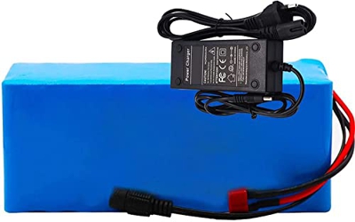 stdpcxz 36V Bateria Bicicleta Electrica 16Ah Li-Ion Plegable Pedelec E-Bike Batería Y Cargador para 250W 350W 450W 500W 600W Motor 36V 16AH,XT60