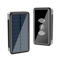 Wttfc Power Bank Carga Rapida 50000Mah, Cargador Solar Batería Externa Movil Inalámbrico Qi Powerbank con Linterna LED Bateria Portatil para iPhone Xi características