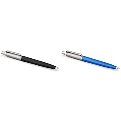 Parker Jotter Originals Colección de bolígrafos, acabado clásico negro, punta mediana + Bolígrafo - ¡Vas a conseguirlo