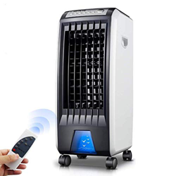 Enfriador evaporativo de 27 ″, enfriador de aire portátil sin aspas, ventilador eléctrico y humidificador con control remoto, aire acondicionado de 3  en oferta