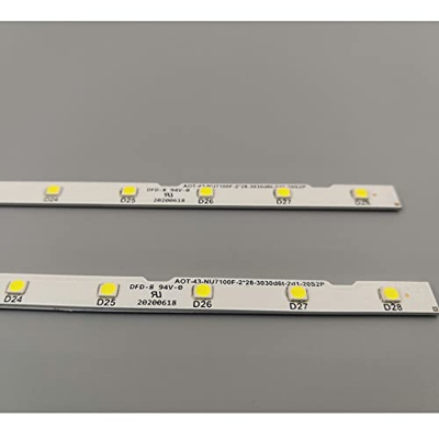 TXTC 20 PCS/Lot LED Backlight Strip for for Samsung UN43NU7100 UE43NU7100 UE43NU7100U Aot_43_NU7100F UE43NU7120U UE43NU7170U BN96-45954A (Color : Russ