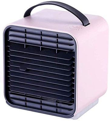 Acondicionadores De Aire,Ventilador De Aire Acondicionado Personal,Mini Enfriador De Aire Con Mango Portátil Usb Ventilador De Mesa Humidificador Puri
