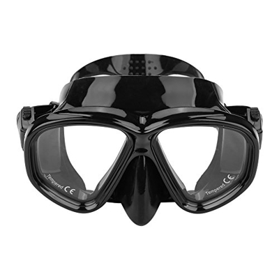 minifinker Gafas de Buceo, Máscara de Esnórquel de Tubo Seco, Máscara de Buceo Antivaho, Diseño Ergonómico Separado por Aire, Resistente Al Agua para 