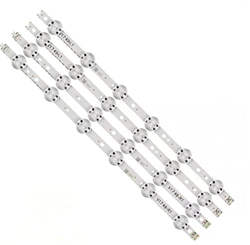 BELISNS 4pcs LED Tira de retroiluminación 4 9UV340C-UB LG49UJ6500-CB V17 6916L-2862A 6916L-2863A 6916L-2862B 6916L-2863B Art3 Rev0.2 Apto for LG Luz características