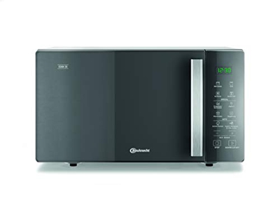 Bauknecht MW 253 SM Combinación de grill y microondas, 900 W, 25 L, Negro-plateado