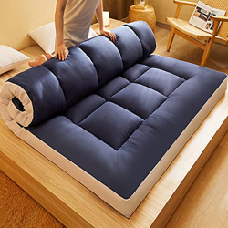 WOERD Colchón Tatami Futón, Colchón Plegable Japonés, Colchón de Piso Enrollable Suave y Transpirable para Habitaciones de Niños o Áreas de Invitados( en oferta