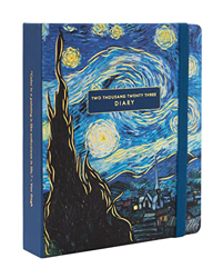 Agenda 2022 2023 semana vista Starry Night By Vincent Van Gogh - Agenda escolar 2022 2023 desde agosto 2022 a diciembre 2023 │ Agenda semana vista 17  en oferta