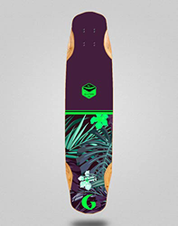 Glutier Skate Skateboard Longboard Deck Mix Bamboo 38x8.45 Nayarit Green características