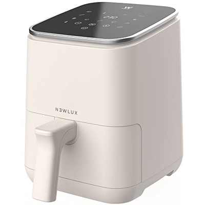 NEWLUX - Freidora sin Aceite 2l Air Power V20 (1200W) con 8 Programas y Panel LED Táctil. Freidora de Aire 2l (hasta 230℃) para 2 Personas, Fácil de L