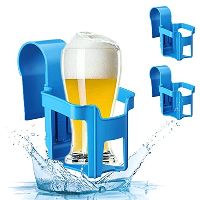 NAUXIU Portavasos para Piscina,Poolside Cup Holder,Accesorios De Piscina,portavasos De Piscina,Accesorios Piscina Posavasos Piscina Bandeja Flotante P