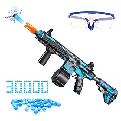 Pistola de Blaster de Gel eléctrico con 30000 Bolas de Agua, Gel Bola bláster Splatter Ballers disparando Juegos de Tiro para Juegos al Aire Libre en 