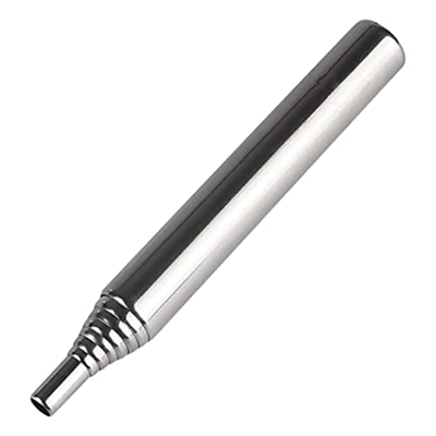 Amagogo Fuelle de Tubo de soplado de Fuego, Herramienta de fogata Plegable Inoxidable para Libre, Cocina Plegable,