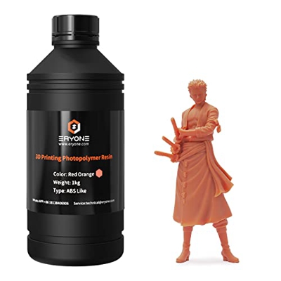 ERYONE ABS-Like 3D Printer Rapid Resin 405nm LCD UV-Curing Resin Standard Photopolymer Resin, 3D Printing Material for LCD 3D Pringting red wax 1000g