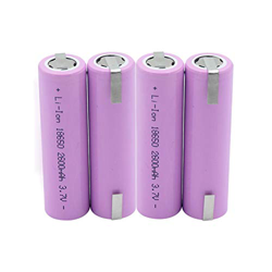 XATRF 3.7v 2600mah 18650 Batería de Iones de Litio, baterías de Larga duración con 2 Tarjetas para Linterna Power Bank Gamepad Teléfono móvil Laptop C precio