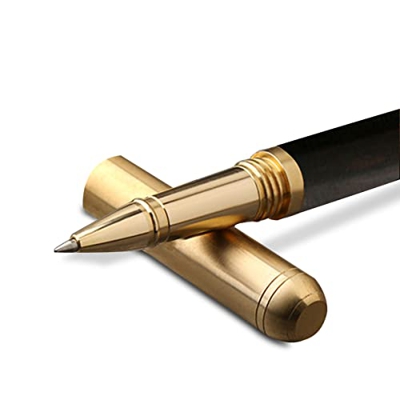 PORRASSO Vintage Bolígrafo Hecho a Mano Bolígrafo de Firma Escritura Fluida Regalo para Hombres Mujeres Maestro Alumno Escritor 12.8 * 145 Púrpura B