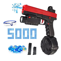 Funmix Gel Ball Blaster Toy,Juguete de Disparo de Bola de Gel eléctrico para niños con 5000 Balas de Bola de Gel y Gafas Pistola de Gel Blaster Juguet características