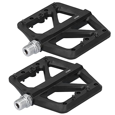 Janzoom Pedales de Bicicleta con Rodamiento de Fibra de Nailon, Prácticos Pedales de Bicicleta para Bicicletas de Carretera para la Mayoría de Las Bic