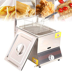 Freidora De Gas Freidora De Gas De Acero Inoxidable Freidora Profunda 6l / 12l Freidora Profunda Con Cestas Y Tapas Desmontables,6L características