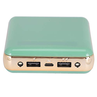 Power Bank, Fuente de Energía Móvil, Gran Capacidad Verde para Office Home