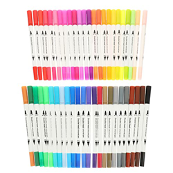 Ciieeo 48pcs Professional Dibujo de Dibujo Marcadores de coloración convenientes Marcadores de Arte domésticos precio