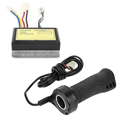 FUWE Juego de Controlador, Juego de Controlador de Bicicleta Eléctrica, Cepillo de 3 Cables de 12 V 250 W para Bicicleta Eléctrica E-Bike