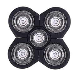 JIESITONG Reemplazo 5 Cabezas de Afeitado Cuchilla Duradera 5D Cuchilla de Afeitar for Hombres Barber Salon Shavers Electric Accessories Cabezales de  características