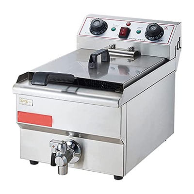 WZXCV Freidora de Acero Inoxidable, Filtro de Cesta con Control de Temperatura Limitado, freidora de Cocina de Mesa turca, Patatas Fritas, Donuts, etc