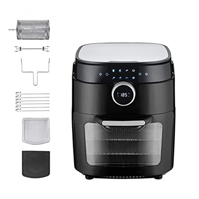 VGAGV Freidora Eléctrica Multifunción Inteligente para El Hogar De Gran Capacidad De 12L Sin Pantalla Táctil De Humo Aceitoso Freidora De Aire Automát