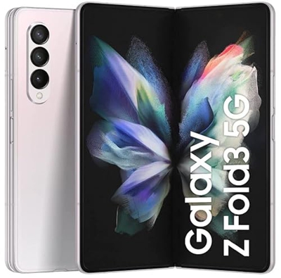 Galaxy Z Fold3 5G – Teléfono móvil sin Tarjeta SIM, Android, Plegable, Smartphone, 512 GB – SM-F926N Factory Unlocked/SIM Free – Plata [Phantom Silver