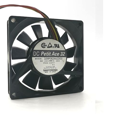 Sanyo 8038 24V 3-Wire 3pin 0.29A 109P0824A2D03 8cm aluminum alloy high temperature resistant fan