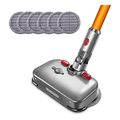 ALVALYND Robot de Barrido Accesorios Accesorios compatibles con Dyson V7 V8 V10 V11 Tank de Agua Integrado de trapeadores y Aspirador, con 6 paños de 