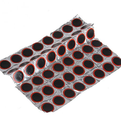 Hilai Accesorios para el Entrenador de Bicicletas, 48 Piezas de 25 mm de Parches de Goma Redondos Reparar Pieza del neumático para el Tubo Interno de  precio