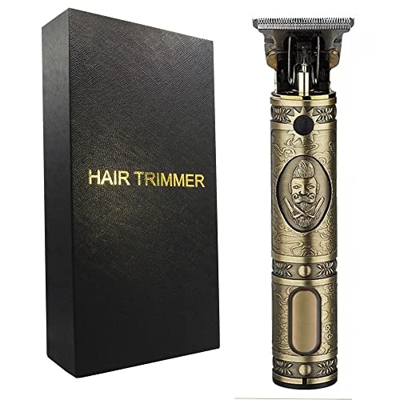 Máquina Afeitar Buda Gold Hombre Recargable USB | Trimmer Hair Gold Barba | Maquinilla Afeitar Eléctrica Profesional | Cortapelo Trimmer Barba | Afeit