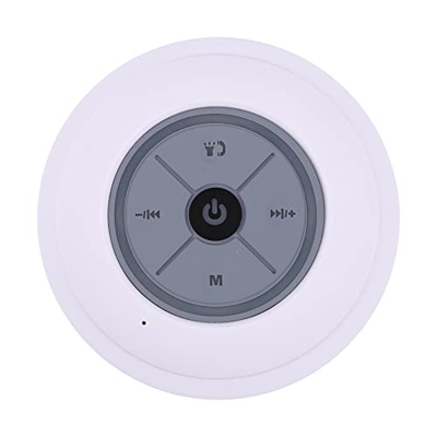 Altavoz de piscina flotante de Bluetooth portátil Altavoz de ducha Bluetooth altavoz inalámbrico portátil impermeable con taza de succión RGB Luces co