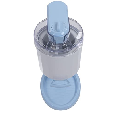Changor Máquina de Helados de 1000 Ml, un Fabricante de Postres Congelados con Diseño de Tapa Abatible, Diseño de Separación de Barril Multifuncional 