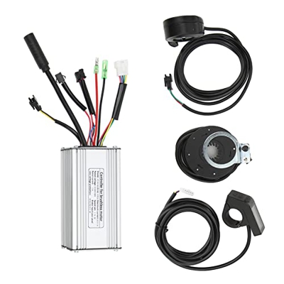 BuyWeek Kit de Controlador de Motor sin escobillas para Bicicleta eléctrica, DC 36V/48V 500W 22A Controlador sin escobillas para Bicicleta eléctrica L