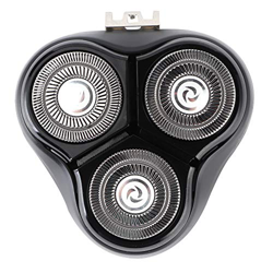 Cabezal de repuesto para afeitadora, cabezal de afeitadora, cabezal de repuesto para afeitadora eléctrica negra, accesorios de protección para cabezal características