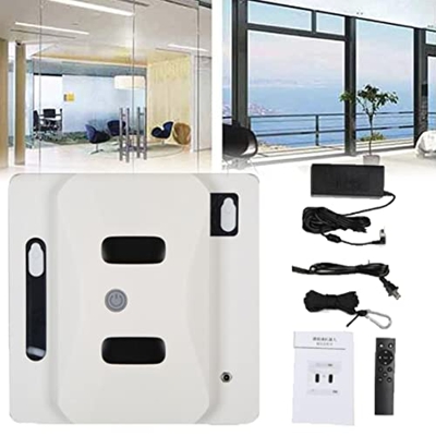 XHNCXHX Robot Limpieza de Ventanas Inteligente con Función De Rociado Y Control Remoto, Limpiador De Cristales Eléctrico 2500Pa Fuerte Succión, para V