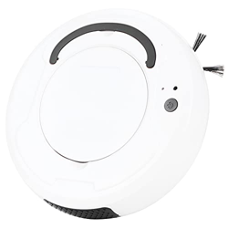 YECK Robot de Limpieza, 3.7V 3W 1200Mah Batería USB Carga Robot Aspirador 1300Pa Succión con Caja de Polvo de 400ML para Oficina en Casa para Piso Dur características