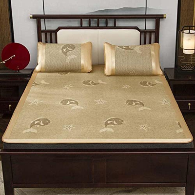Alfombras para dormir de verano Cubierta de la colchón del sueño de la rota con la cubierta de la almohadilla de enfriamiento del verano con la funda 