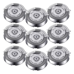 DXBO Sh50 Cabezales de reemplazo compatibles con Norelco Shavers Series 5000, Aquatouch, PowerTouch, 9 Cuchillas de Paquete (Color : Silver) en oferta