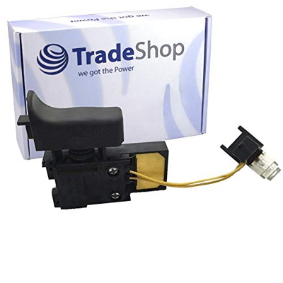 Interruptor electrónico de repuesto para Makita HR2470 DS4010 HR2230 HR2460 HR2460F HR2470F HR2470FT sustituye a 650588-6, con LED y filtro antiinterf