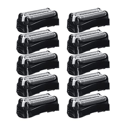 DXBO Cabeza de lámina de reemplazo de barlosa de chaquera de 10x Part Accesorios PARTIDOR Compatible con BA-RAUN Razor 3 2B 32S 21B 21S, 32B Solo (Col precio