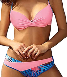 UMIPUBO Conjunto de Bikini Mujer Traje de Baño de Dos Piezas Bolsa rígida de bañador de Color Cosido Ropa de Playa Ropa de Baño Tops y Braguitas Bañad precio