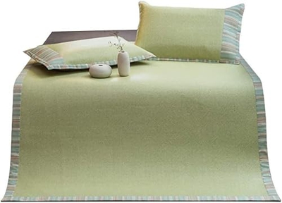DYCIN Alfombras para Dormir de Verano Cama de Estera de bambú/Almohadilla for Dormir de enfriamiento de Verano/colchón de ratán, Alfombra Plegable Fre