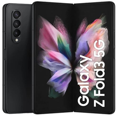 Galaxy Z Fold3 5G – Teléfono móvil sin Tarjeta SIM, Android, Plegable, Smartphone, 512 GB – SM-F926N Factory Unlocked/SIM Free – Negro [Phantom Black]