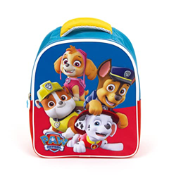 ARDITEX Mochila infantil de la Patrulla Canina Licencia Oficial Paw Patrol para el colegio y la guardería - 28x23x10 cm - color azul y rojo - con asas en oferta