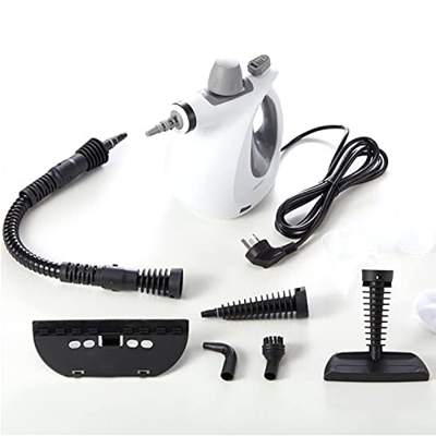 Limpiador de vapor a presión de mano, juego de accesorios 9 en 1, vaporizador de mano para limpieza, limpiador de vapor de 1000 W, para cocina, baños,