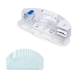 Piezas de aspiradora Tanque de agua y tela de mopas compatible con Ecovacs Deebot OZMO T8/T8+/T9/T8 MAX/T8 AIVI/T9 Potencia máxima/t9 Ozmo Pro Parte d en oferta